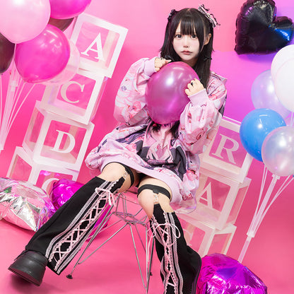 ACDC RAG Yandere Love Girl - Hoodie Pink