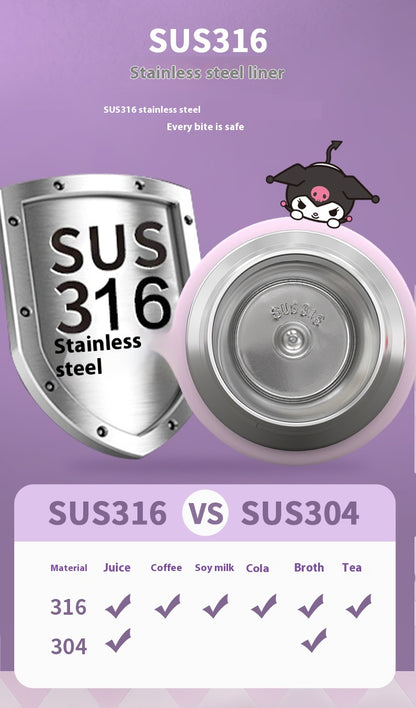 Sanrio 3D Character Thermos Bottles