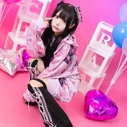 ACDC RAG Yandere Love Girl - Hoodie Pink