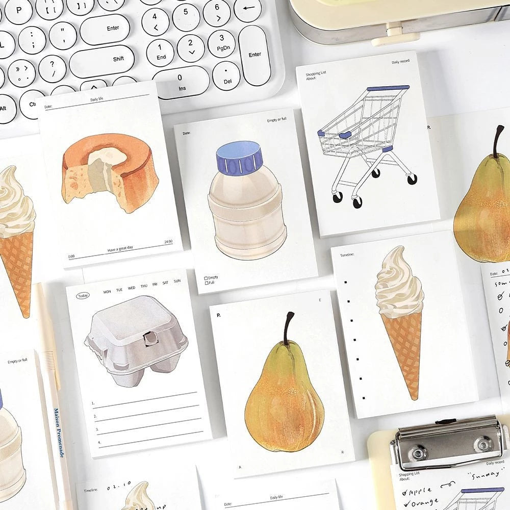 NEW! Sticky Notes - Grocery Store