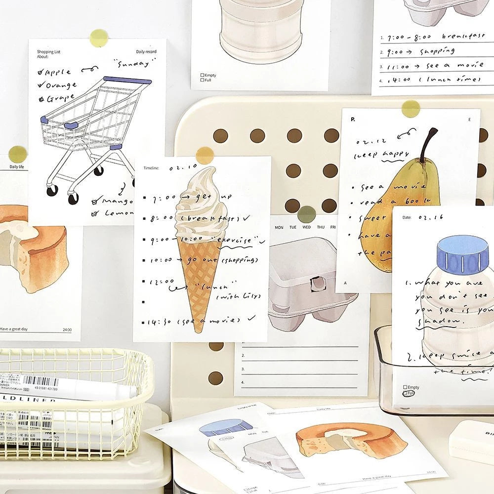 NEW! Sticky Notes - Grocery Store