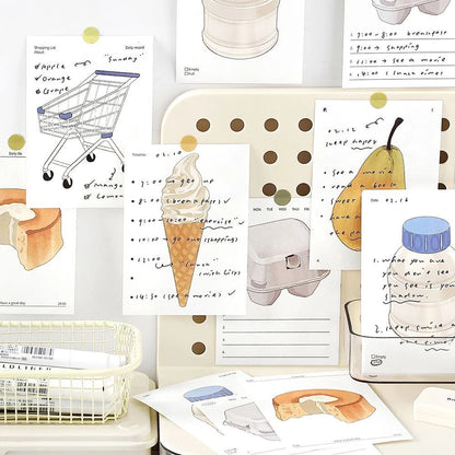 NEW! Sticky Notes - Grocery Store