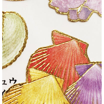 Kamio Japan - Otona Sticker Sheet - Shells & Corals
