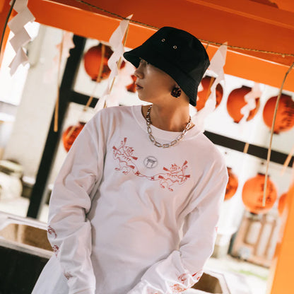 ACDC RAG Neo Japan - Fox Long Sleeve Tee White