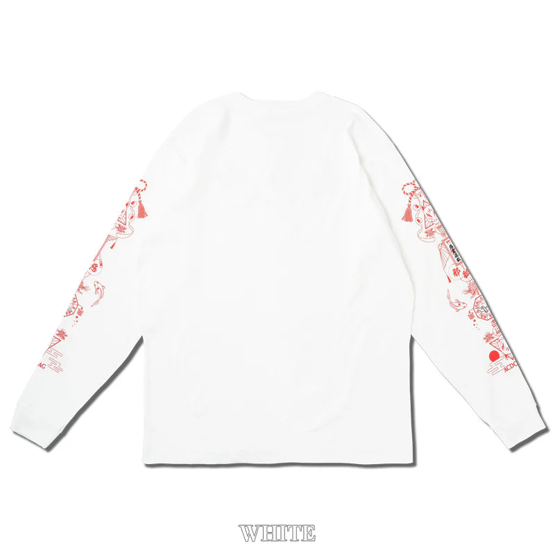 ACDC RAG Neo Japan - Fox Long Sleeve Tee White