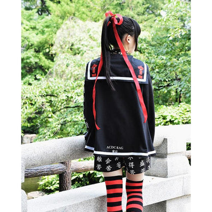 ACDC RAG Sailor Top - Torii Shrine White