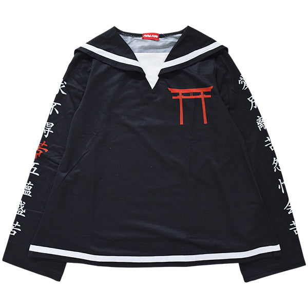 ACDC RAG Sailor Top - Torii Shrine White