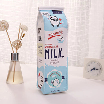 Trousse Kawaii Carton Milk Box - Fraise, Banane & Original