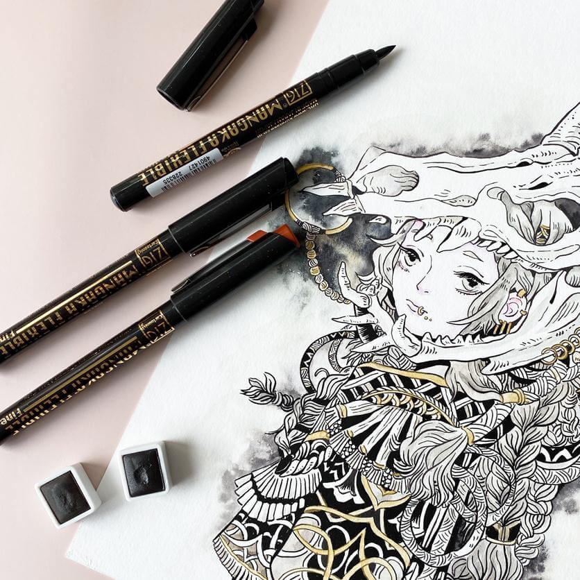 Kuretake ZIG - Cartoonist Mangaka - Set of 3