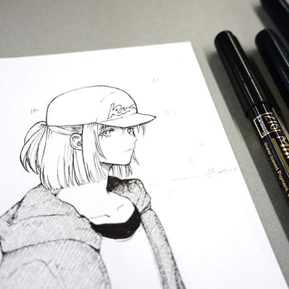 Stylos Kuretaka Specialized Black Cartoonist Mangaka (Ensemble de 5 assortis) - ZIG