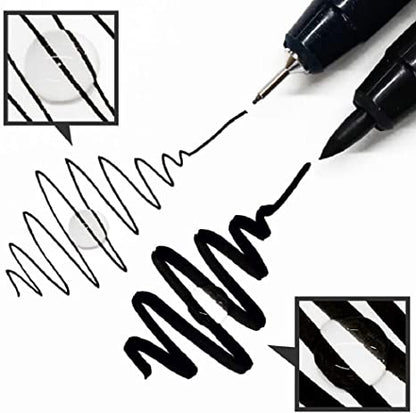 Stylos Kuretaka Specialized Black Cartoonist Mangaka (Ensemble de 5 assortis) - ZIG