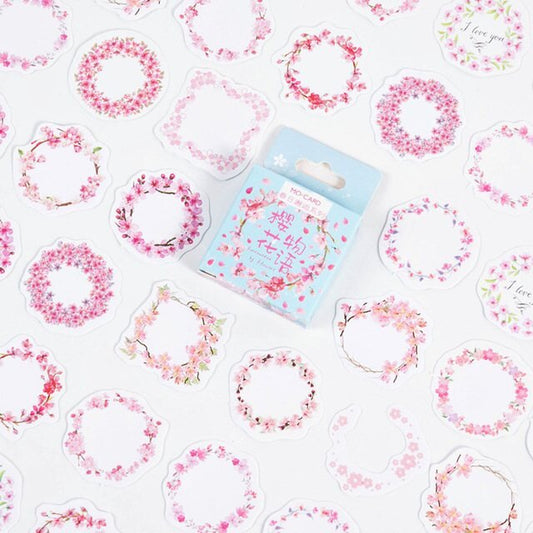 Sticker Box - Sakura Ornaments - 46 Stickers